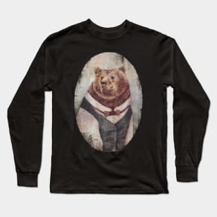 Old Gentleman Long Sleeve T-Shirt